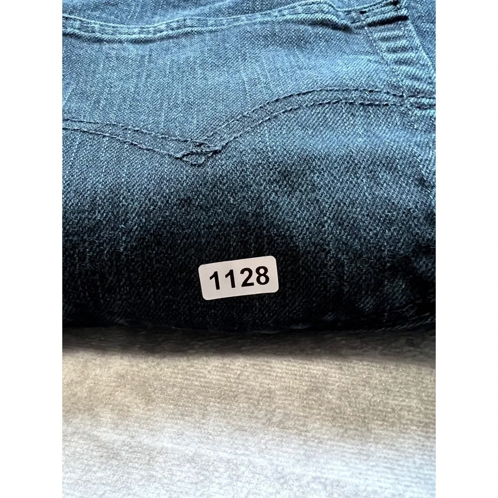 Levis 511 Slim Fit Jeans Mens 36x30 Faded Black Denim Stretch 04511-4406